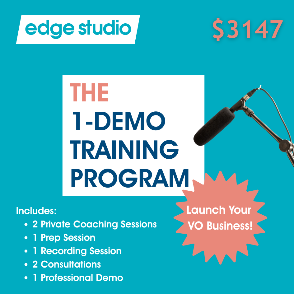 1 Demo Voice Over Training & Demo Program