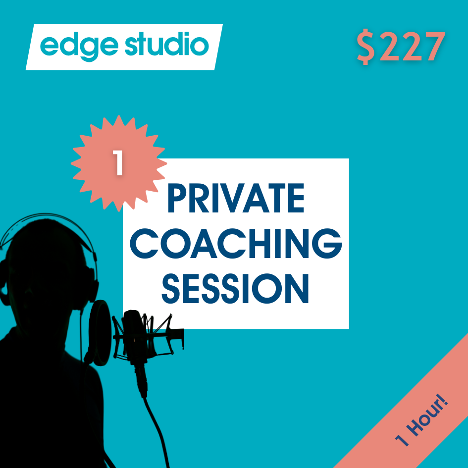 Private Voice Over Coaching Session
